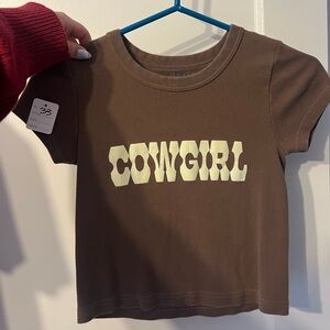 john galt cowgirl crop top